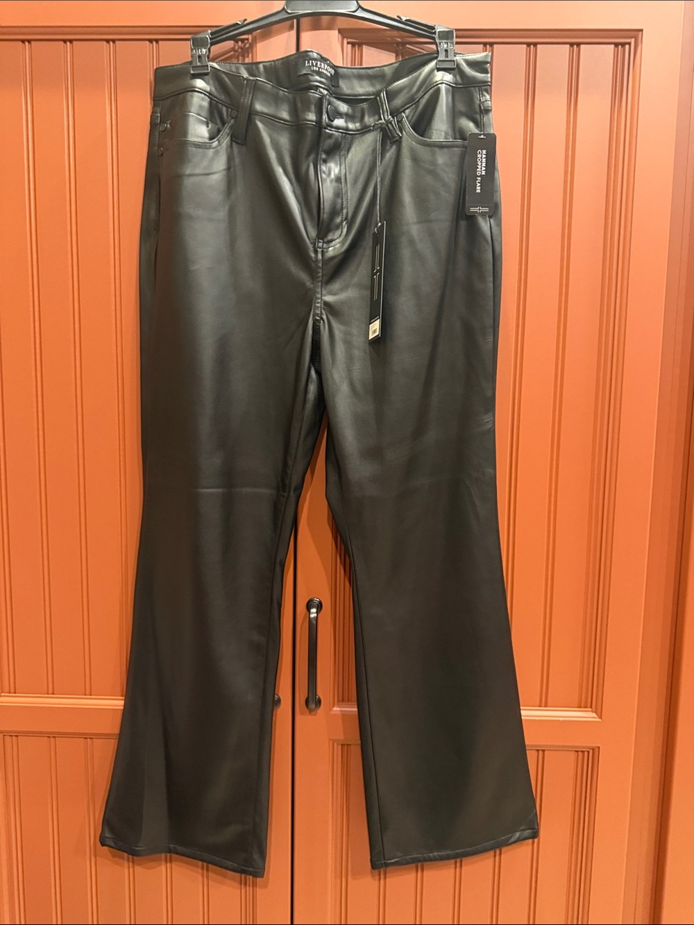 Liverpool faux leather pants